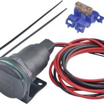 Artikelbild des Artikels “BAAS Zigarettenanzünderdose mit Rohrhalter ZA02 Belastbarkeit Strom max.=5A Passend für (Details) Zigarettenanzünderstecker “