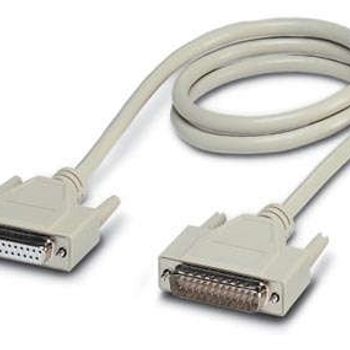 Artikelbild des Artikels “Phoenix Contact Seriell, Parallel Anschlusskabel [1x D-SUB-Buchse 25pol. - 1x D-SUB-Stecker 25pol.] 1.00m Weiß “