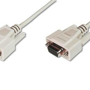 Artikelbild des Artikels “Digitus Seriell Anschlusskabel [1x D-SUB-Stecker 9pol. - 1x D-SUB-Buchse 9pol.] 5.00 m Beige “