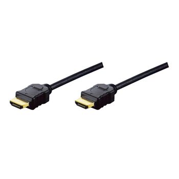 Artikelbild des Artikels “Digitus HDMI Anschlusskabel HDMI-A Stecker, HDMI-A Stecker 3.00m Schwarz AK-330114-030-S 4K UHD, vergoldete Steckkontakte “