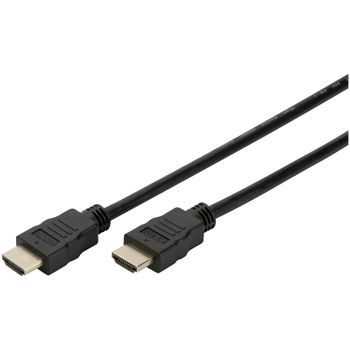 Artikelbild des Artikels “Digitus HDMI Anschlusskabel HDMI-A Stecker, HDMI-A Stecker 1.00m Schwarz AK-330107-010-S 4K UHD, Audio Return Channel, vergoldete “