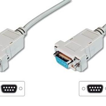 Artikelbild des Artikels “Digitus Seriell Anschlusskabel [1x D-SUB-Buchse 9pol. - 1x D-SUB-Buchse 9pol.] 3.00m Beige “
