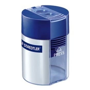 Product image of the product “Staedtler 512 001 pencil sharpener Manual pencil sharpener Blue, Silver ”