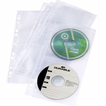 Immagine del prodotto “Durable 5282-19 Custodia a tasca 4dischi Trasparente custodia CD/DVD ”