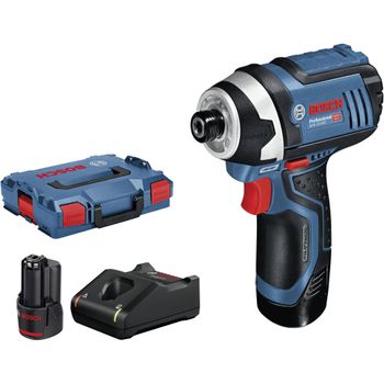 Artikelbild des Artikels “Bosch 06019A6977 Professional GDR 10,8-LI Akku-Drehschlagschrauber 10.8V 2Ah Li-Ion inkl. 2. Akku, inkl. Koffer “