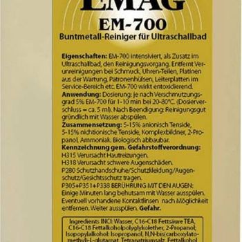 Product image of the product “Emag EM700 Reinigungskonzentrat Buntmetalle 500ml ”