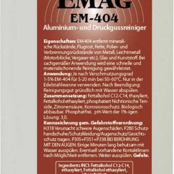 Product image of the product “Emag EM404 Reinigungskonzentrat Mineralische Rückstände 500ml ”