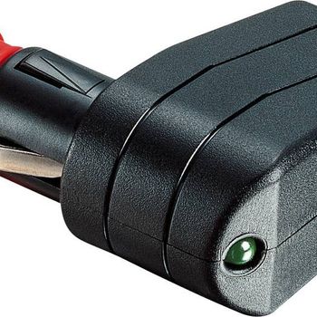 Artikelbild des Artikels “ProCar Universal-Winkelstecker mit LED Belastbarkeit Strom max.=7.5A Eurostecker KfZ “