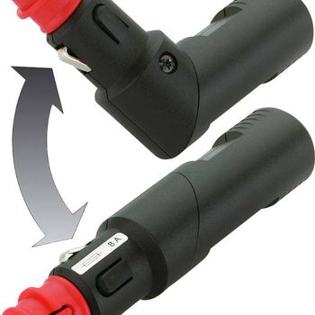 Artikelbild des Artikels “ProCar Sicherheits-Universalstecker (winkelbar) mit Bohrung für 3mm LED Belastbarkeit Strom max.=8A Passend für (Details) “