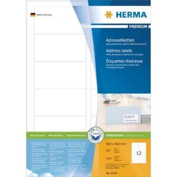 Artikelbild des Artikels “HERMA Etiketten 4666 weiß 88,9 x 46,6 mm “