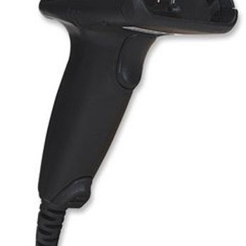 Product image of the product “Manhattan Long Range CCD Handheld Barcode Scanner, USB, 500mm Scan Depth, Cable 1.5m, Max Ambient Light 10,000 lux (sunlight), Black, Three Year Warranty ”