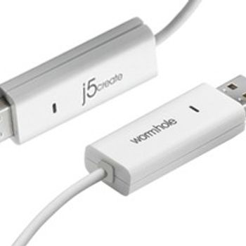 Product image of the product “j5create JUC100 USB cable USB 2.0 1.2 m USB A White ”