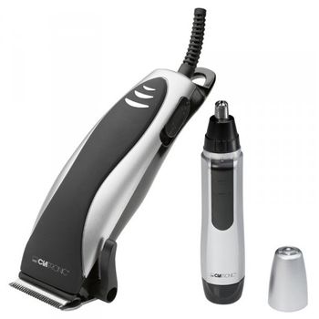 Product image of the product “Clatronic HSM3441NE hair trimmer, beard trimmer silver (matt), black ”