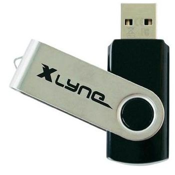 Image du produit “xlyne 177558-2 lecteur USB flash 2 Go USB Type-A 2.0 Noir, Argent ”