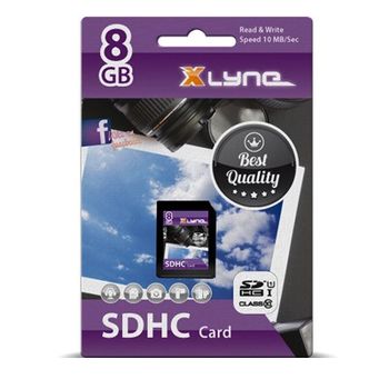Product image of the product “xlyne 7308000 memory card 8 GB SDHC Class 10 ”