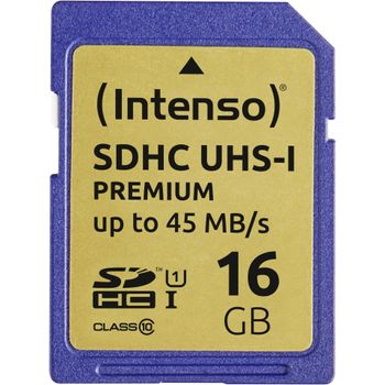 Product image of the product “Intenso 3421470 memory card 16 GB SDHC UHS-I Class 10 ”