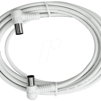 Product image of the product “Axing 5m 2xIEC coaxial cable IEC ”