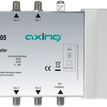 Product image of the product “Axing SPU 58-05 satellite multiswitch 5 inputs 8 outputs ”