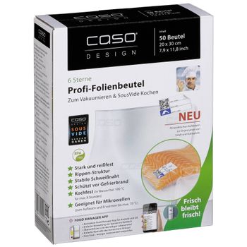 Product image of the product “CASO 1219 1219 Vakuumbeutel (B x H) 200mm x 300mm ”