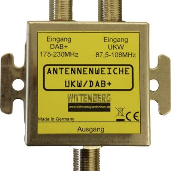 Product image of the product “Wittenberg Antennen UKW & DAB+ Antennenweiche UKW, DAB+ ”