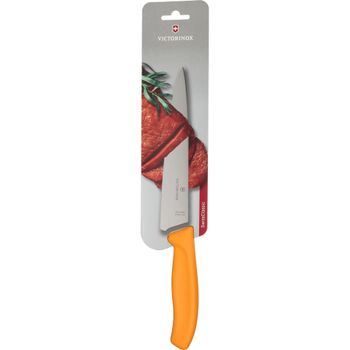 Product image of the product “Victorinox V-6.80 06.19L9B Swiss Classic Tranchiermesser, 19cm, orange ”