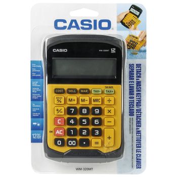 Product image of the product “Casio WM-320MT calculator Pocket Display Black, Yellow ”