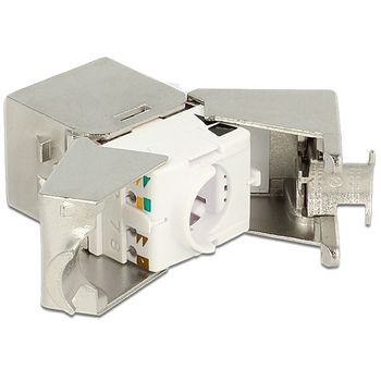 Artikelbild des Artikels “Delock Keystone RJ45 Buchse > LSA werkzeugfrei Cat.6A “