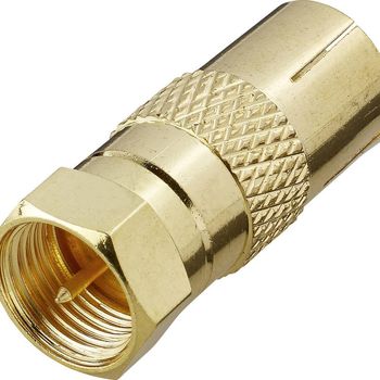 Image du produit “Renkforce RF-4196982 changeur de genre de câble F Belling-Lee/IEC Or ”