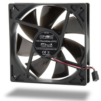 Product image of the product “Noiseblocker PL2 computer cooling system Computer case Fan Black ”