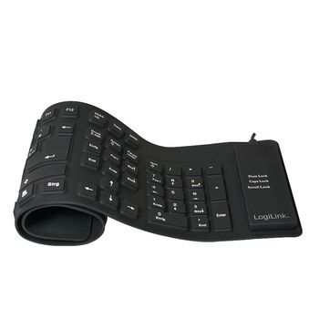 Product image of the product “LogiLink ID0019A keyboard Universal USB QWERTZ German Black ”