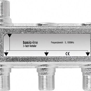 Product image of the product “Renkforce Kabel-TV Verteiler 3-fach 5 - 1006MHz ”