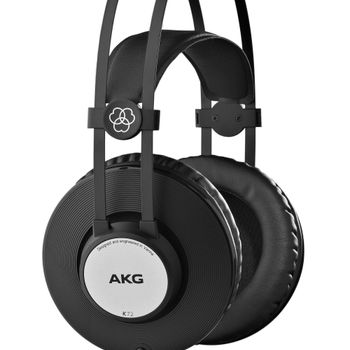 Artikelbild des Artikels “AKG Harman K72 Over Ear Kopfhörer kabelgebunden Schwarz, Silber Studio “