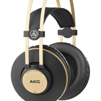 Artikelbild des Artikels “AKG Harman K92 Over Ear Kopfhörer kabelgebunden Schwarz, Gold Studio “
