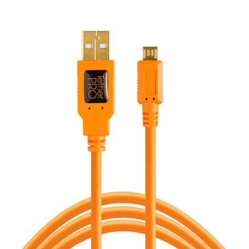 Artikelbild des Artikels “Tether Tools TetherPro USB 2.0 A Male to Micro B 5-pin orange für Sony A7rII “