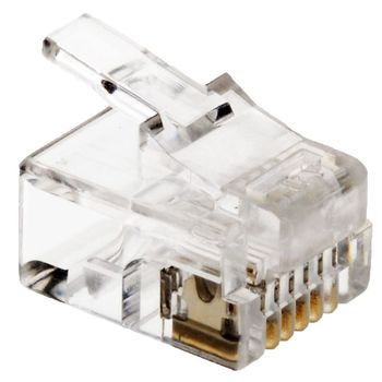 Product image of the product “S/CONN maximum connectivity 72050- wire connector RJ-12 Transparent ”