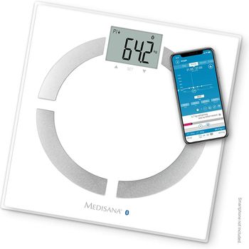 Product image of the product “Medisana BS 444 connect Körperanalysewaage digital Wägebereich (max.)=180kg white ”