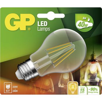 Product image of the product “GP Lighting Filament Classic E27 4W (40W) 470 lm        GP 078203 ”