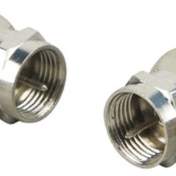 Product image of the product “Schwaiger WAD8321531 F-Winkeladapter Anschlüsse: F-Stecker, F-female 2 pc(s) ”