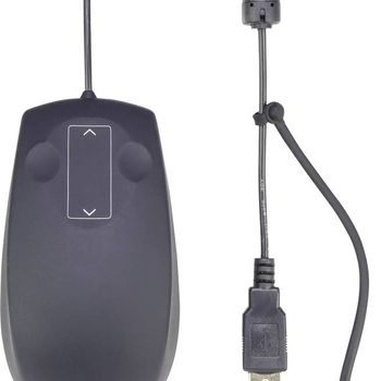 Image du produit “Renkforce IP68 USB Maus souris Ambidextre USB Type-A + PS/2 Laser 1000 DPI ”
