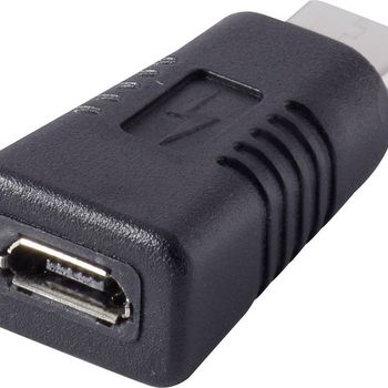 Artikelbild des Artikels “Renkforce USB 2.0 Adapter [1x USB-C® Stecker - 1x USB 2.0 Buchse Micro-B] rf-usba-11 vergoldete Steckkontakte “