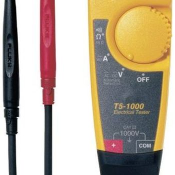 Product image of the product “Fluke T5-1000 Zweipoliger Spannungsprüfer CAT III 1000V LCD, Akustik ”