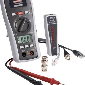 Image du produit “VOLTCRAFT Kabeltester CT-3 DMM  pour BNC, RJ11 et RJ45 ”