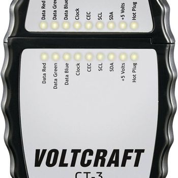 Artikelbild des Artikels “VOLTCRAFT Kabeltester CT-3 CT-3 Geeignet für HDMI-Kabel Typ A “
