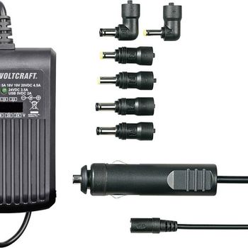 Artikelbild des Artikels “VOLTCRAFT SMP-45 USB Notebook-Netzteil 45W 9.5 V/DC, 12 V/DC, 15 V/DC, 16 V/DC, 18 V/DC, 19 V/DC, 20 V/DC 3A “