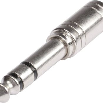 Product image of the product “Hicon HI-JS6JS3-MF HI-JS6JS3-MF Klinke Audio adaptor [1x jack6.35mm - 1x Klinkenfemale 3.5 mm] silver ”