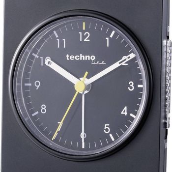Artikelbild des Artikels “Techno Line Model Q schwarz Quarz Wecker Schwarz (matt) Alarmzeiten 1 “
