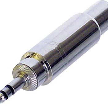 Product image of the product “Rean AV NYS227 NYS227 Klinke Audio adaptor [1x jack3.5mm - 1x Klinkenfemale 6.35 mm] silver ”