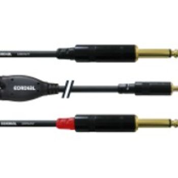 Immagine del prodotto “Cordial CFY 1.5 WPP cavo audio 1,5 m 2 x 6.35mm 3.5mm Nero ”