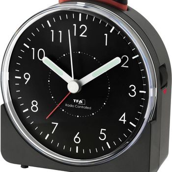 Artikelbild des Artikels “TFA Dostmann 60.1513.01 Funk Wecker Schwarz Fluoreszierend Zeiger “