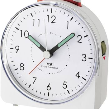Artikelbild des Artikels “TFA Dostmann 60.1513.02 Funk Wecker Weiß Fluoreszierend Zeiger “